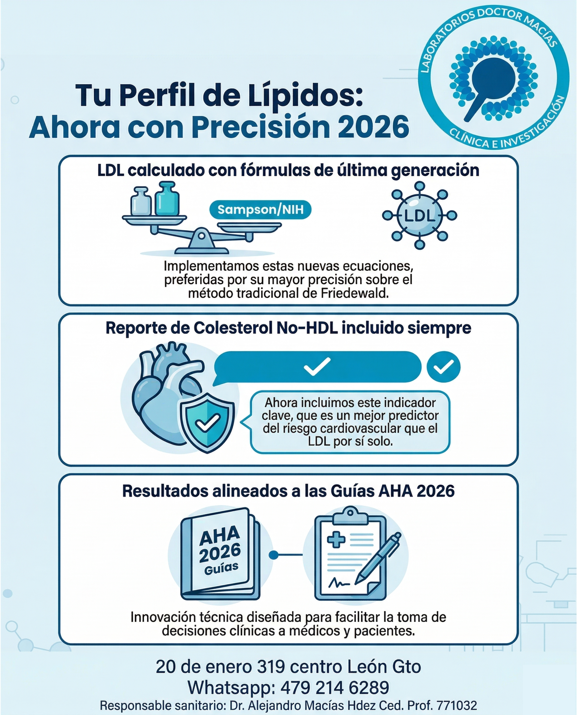 Tu Perfil de Lípidos: Ahora con Precisión 2026